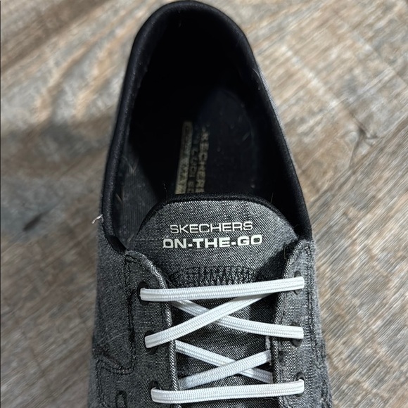 Skechers Women's Charcoal Slip-On Loafers - Picture 4 of 9